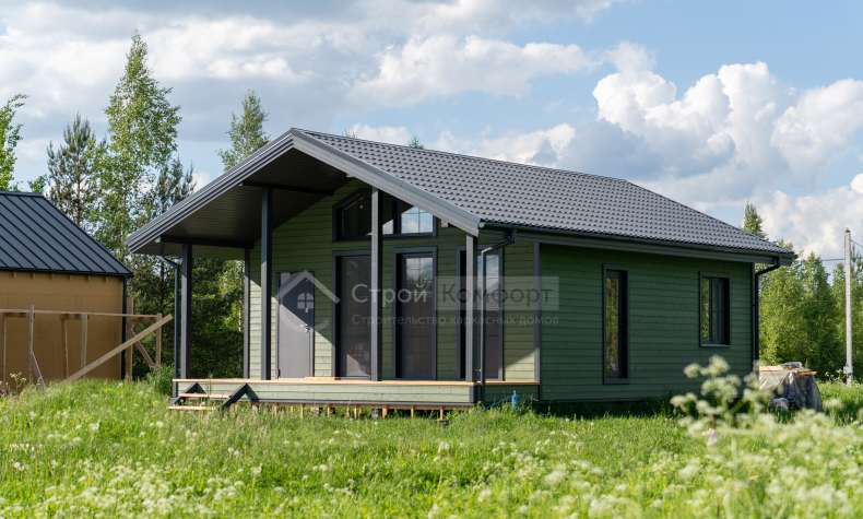 Каркасный дом 7x10 м